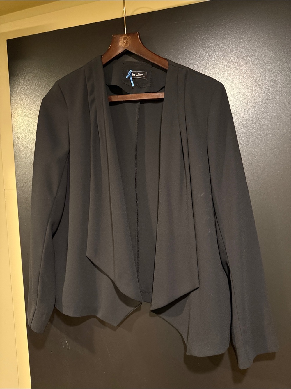 Sinequanone | Tuxedo Style Open-Front Blazer size 12